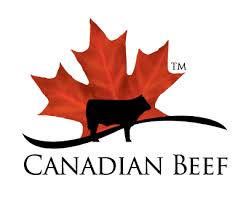 Canadian Beef logo with cow and leaf